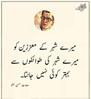 میرے شہر کے معزز اور طوائف
